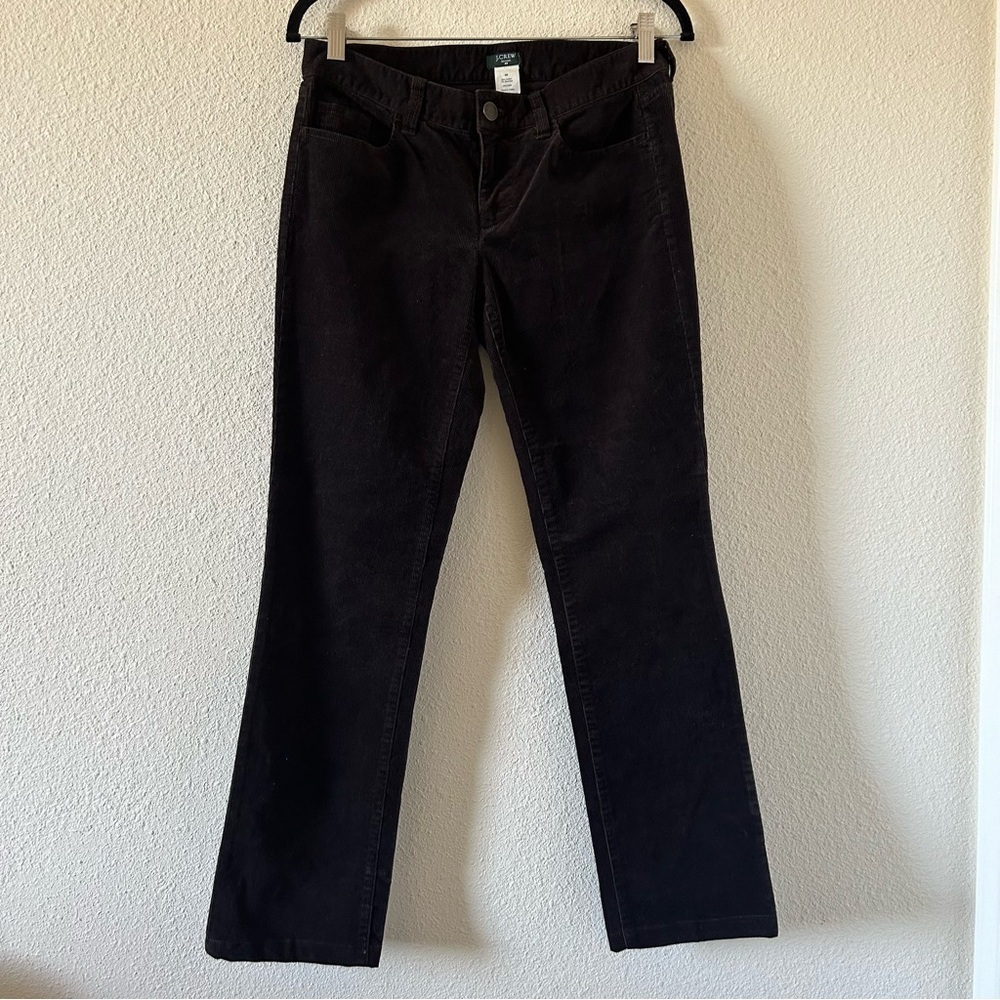 J. Crew Women’s Corduroy Pants Sz 28 Dark Brown Academia Preppy Nautical